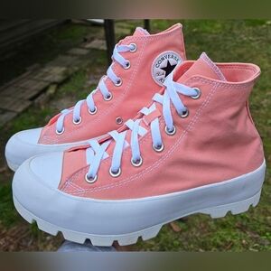 Sz 8 Women's CONVERSE CTAS LUGGED HI Platform Casual Shoes